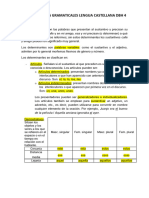 El Determinante, El Pronombre y El Adverbio TEORÍA