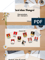 Aljabar KLP 2 Daring - Relasi Dan Fungsi
