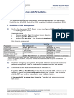 Adult Diabetic Ketoacidosis DKA Guideline South West