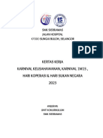 Kertas Kerja Karnival Keusahawanan, Karnival 1M1S, Hari Koperasi & Hari Sukan Negara 2023