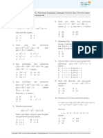 11KMERMAT3303BS - V1 - Pertemuan 08 - Polinomial (Lanjutan)