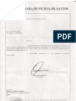 Votos de Congratulações da Câmara Municipal de Santos - 06/10/2011