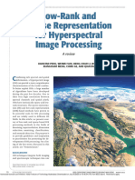 Low-Rank and Sparse Representation For Hyperspectral Image Processing A Review