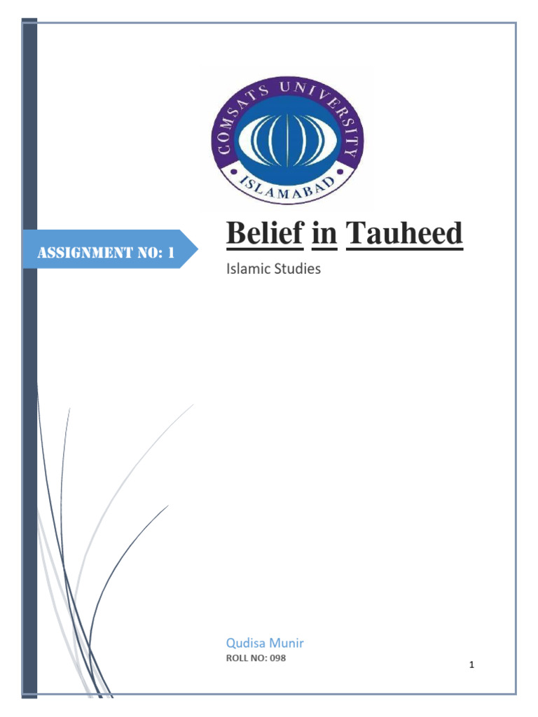 Understanding Tauheed in Islam | PDF | Tawhid | God In Islam