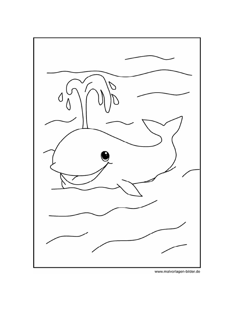  Foto zu Malvorlage Wal 