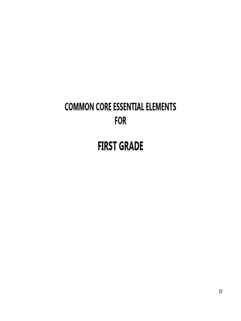 Njsls Ela Grade 1