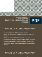 7 Review of Literature and Studies