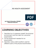 Components of Physical Assessment