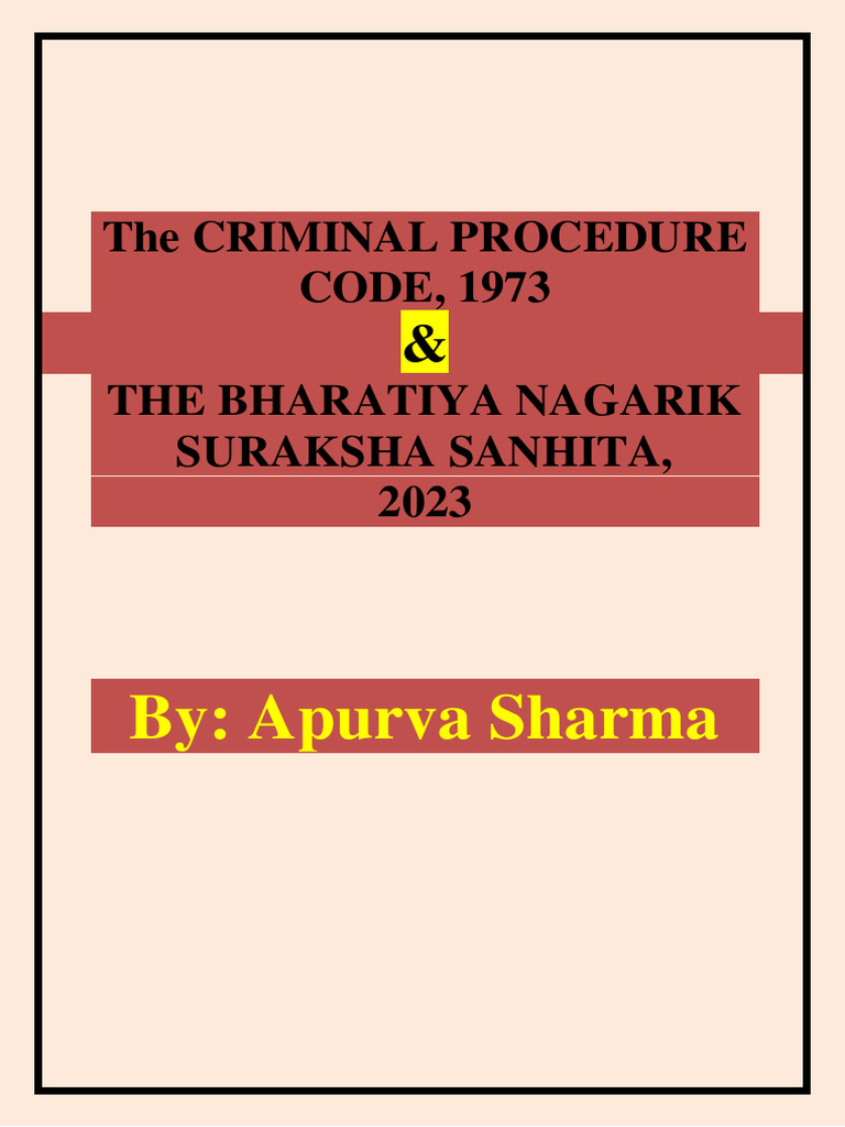 CRPC & BNSS | PDF | Magistrate | Justice Of The Peace