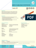 Cat6 UTP Patch Cord LSZH - 11.03.2020 - Rev01