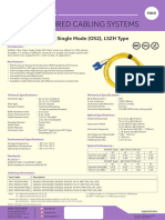 Fiber SM Patch Cord Datasheet - 27.10.2022 - Rev02