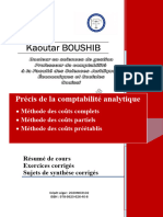 Chapitre 3 Calcul Des Coûts Et Résultat Analytique