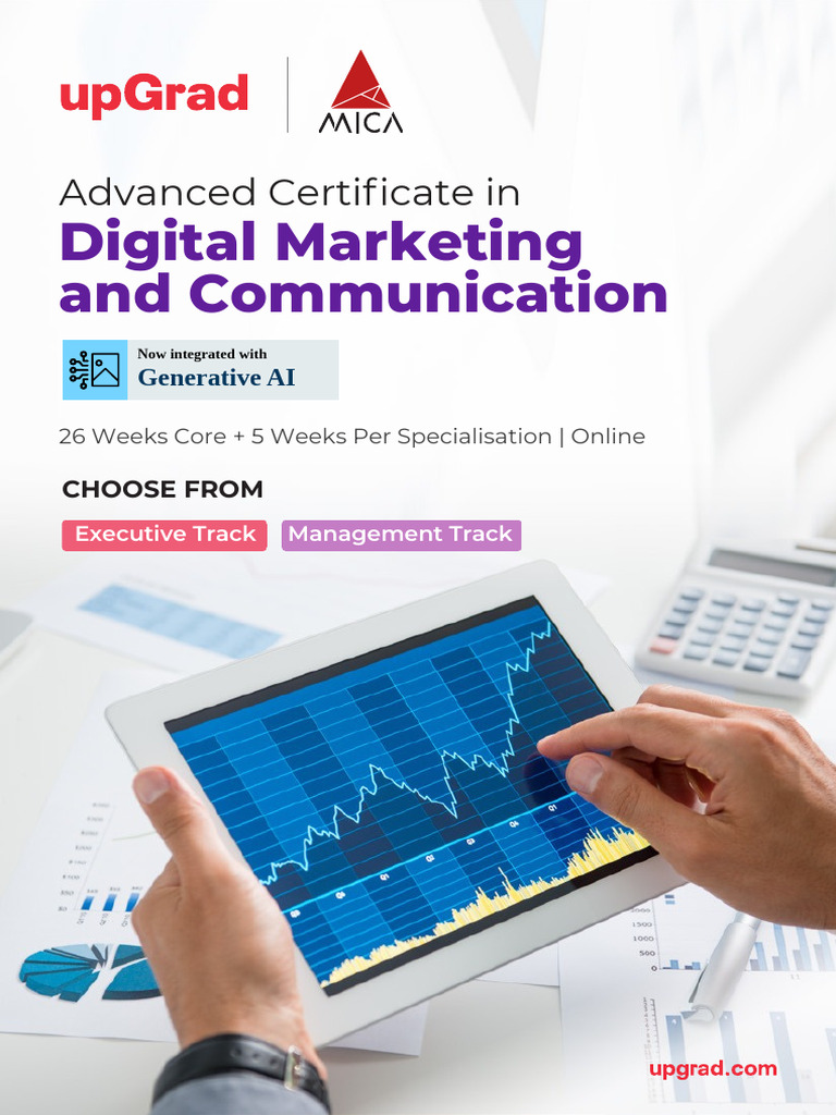 MICA Digital Marketing Gen AI Brochure PDF PDF Digital Marketing