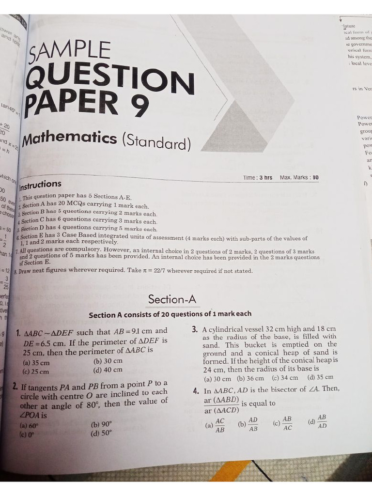 Sample Paper | PDF