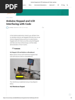 Arduino Keypad and LCD Interfacing With Code - Ee-Diary