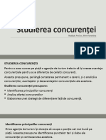 Studierea Concurenței