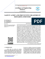 Safety Audit and Preventive Measures in Moulding Industry