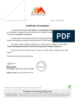 VCE Completion Certificate
