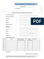 Ration Card Application - Praja Palana - 5