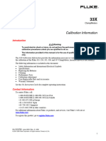 Fluke 33x (PN 1618765 Rev. 3, 4-06) Calibration Manual