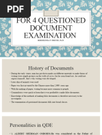 For 4 Questioned Document Examination LEC