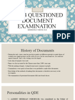 For 4 Questioned Document Examination LEC