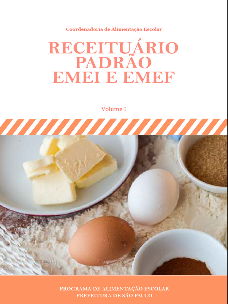 Receituário Padrão Mista EMEI EMEF | PDF | Caldo | Culinária