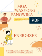 Mga Sitwasyong Pangwika PT.2
