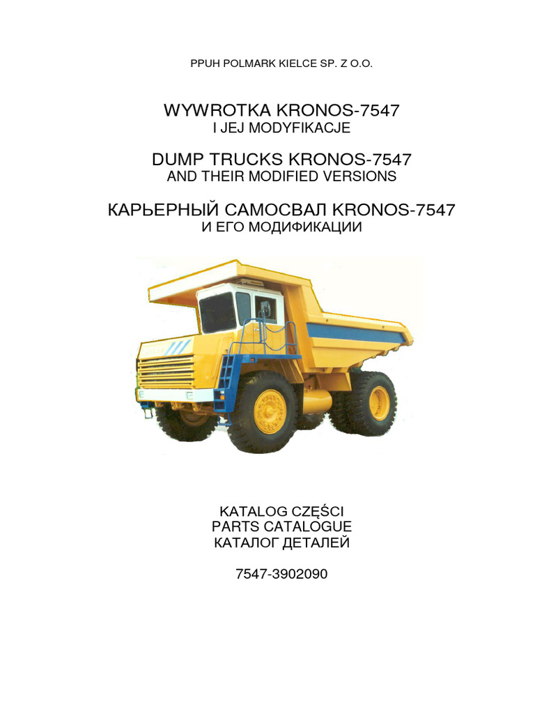 Kronos 7547s Katalog Części (PL, En, Ru) | PDF