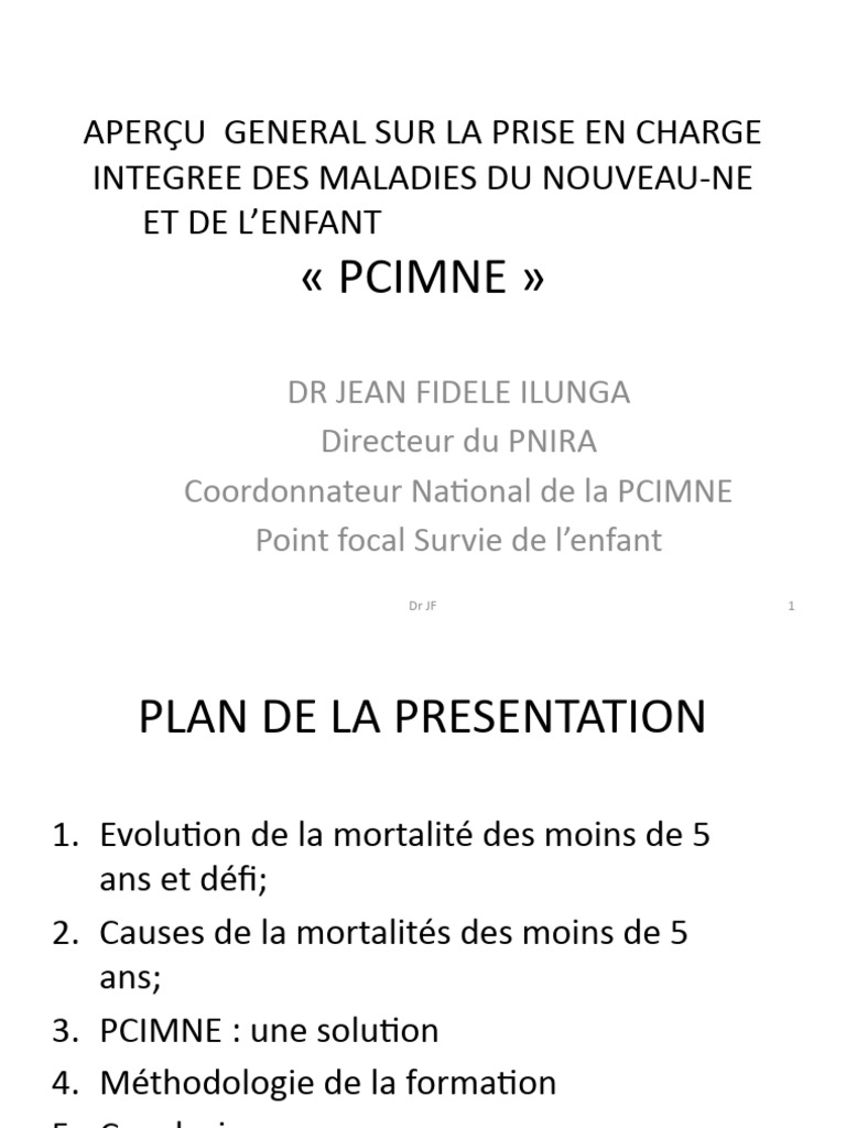 Prise en charge intégrée des enfants | PDF | Santé publique | Sciences ...