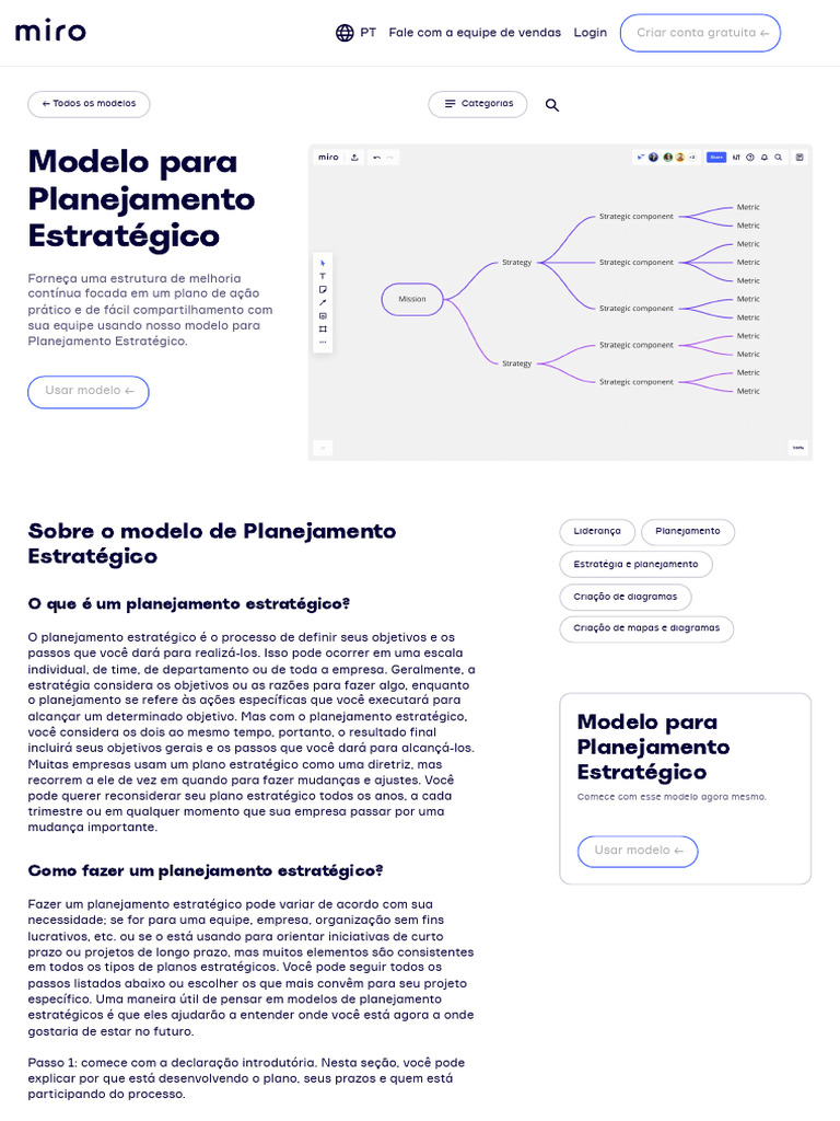 Modelo de Planejamento Estratégico Eficaz | PDF | Planejamento ...