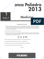 PV Medicina - 1ª Fase - Ciclo 1 - Prova