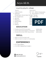 Arya Ali R.: Curriculum Vitae