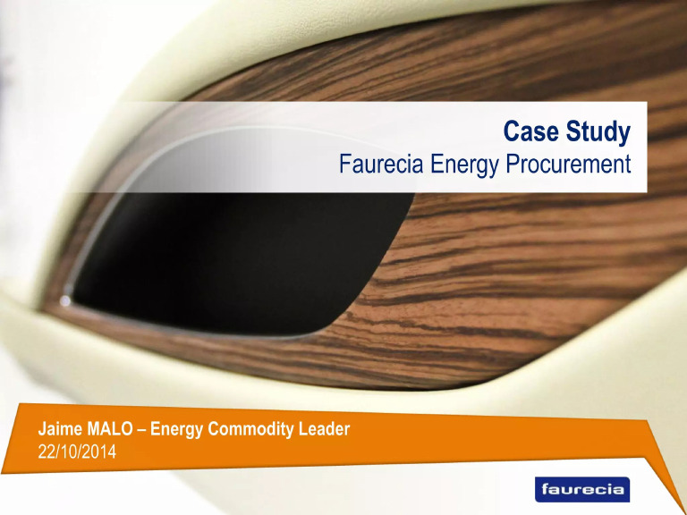 Case Study Energy Procurement Faurecia - 1 | PDF