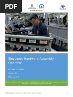 Electronic Hardware Assembly Operator - ELE - Q6605 - v2.0