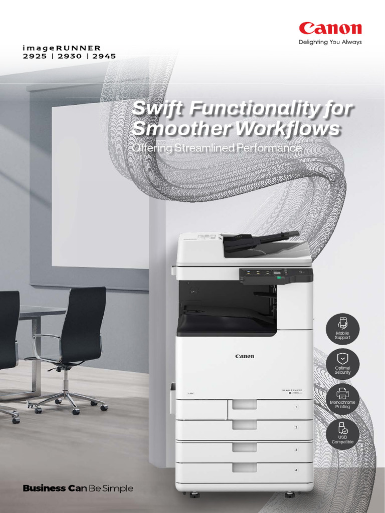 Canon_iR 2900 Brochure | PDF | Fax | Usb