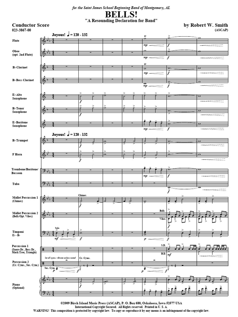 Bells | PDF | Ensemble de musique classique | Bois (musique)