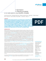 Imiter La Formation Et Le Développement de Biofilms Progrès Récents Dans Les Modèles de Biofilms in Vitro Et in Vivo