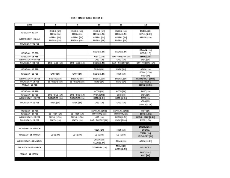 2024 TIMETABLE XLSX New PDF