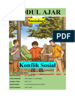 MA SOSIOLOGI - Konflik Sosial