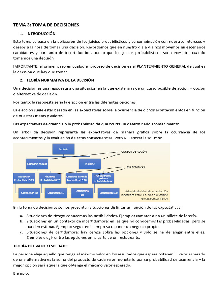 Estrategias en la Toma de Decisiones | PDF | Toma de decisiones ...
