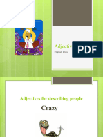 Adjectives For Describing People