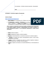 UFCD 6223 Direito Aplicado Ã S Empresas - Contratos Comerciais Especiais RECUPERAÃ - Ã - O