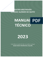 Manual Tecnico Teatro Beethoven I Caq 2023