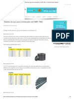 Tabelas de Aço para Construção Civil NBR 7480 - O Portal de Todo Projetista
