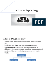 Introduction To Psychology Part 1