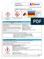 Hoja de Seguridad Domoil. Aceite Termico ISO 32