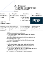 (TLTD) Chuyên đề grammar unit 10 future continuous