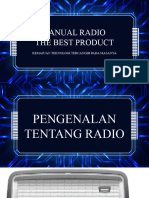 Radio Manual Projek by Raynoll and Afnan