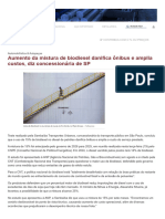 Aumento Da Mistura de Biodiesel Danifica Ônibus e Amplia Custos, Diz Concessionária de SP - Automobilística & Autopeças - Infomet